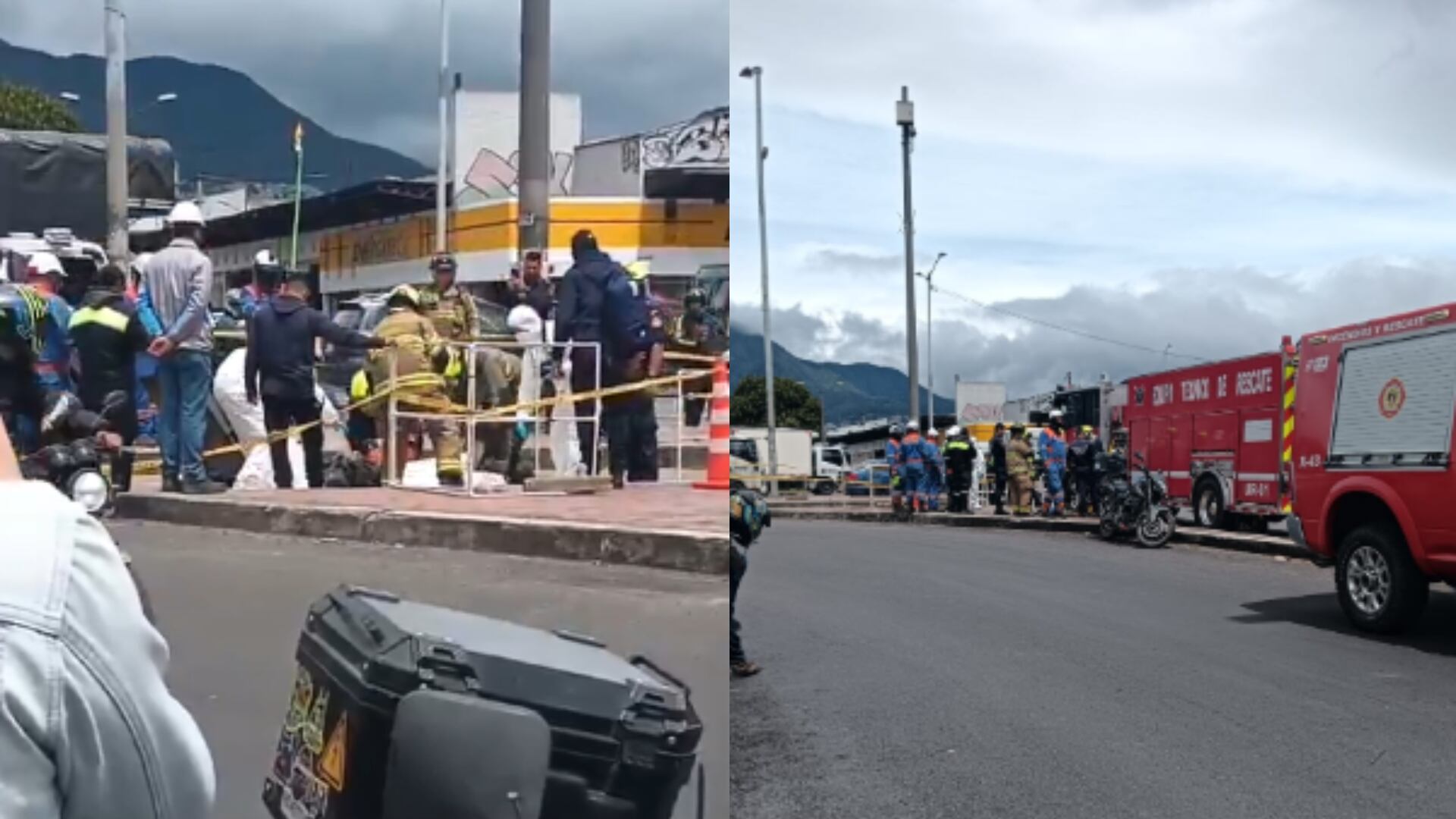 Habitante de calle murió en el centro de Bogotá, al parecer intentando robar cables.
