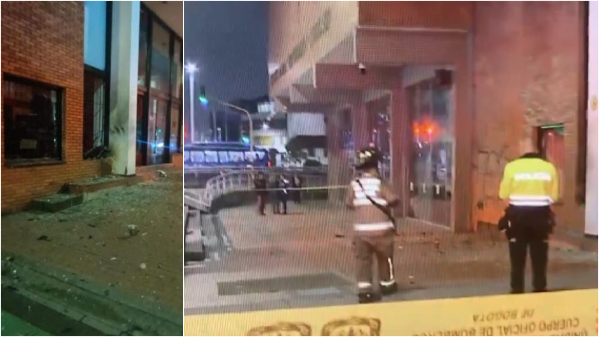 Encuentran artefacto explosivo que estalló en el edificio del INPEC y cerca al Concejo de Bogotá (Foto: redes sociales)