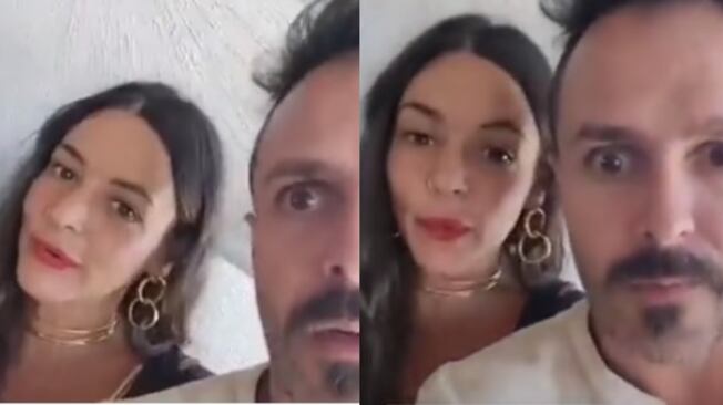 Tatán Mejía y Maleja Restrepo se quejaron por la falta de aire condicionado en Aeropuerto de Santa Marta.