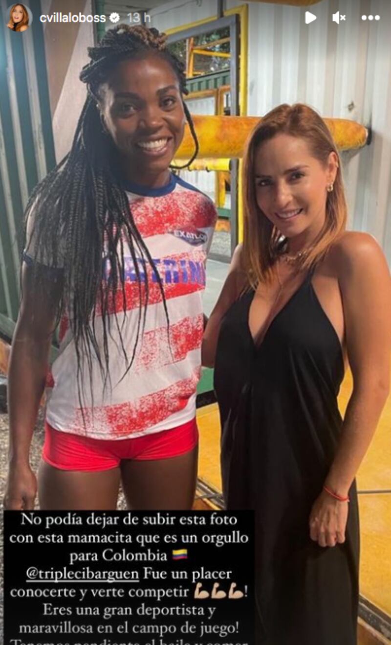 carmen villalobos y caterine ibarguen pantallazo tomado de instagram