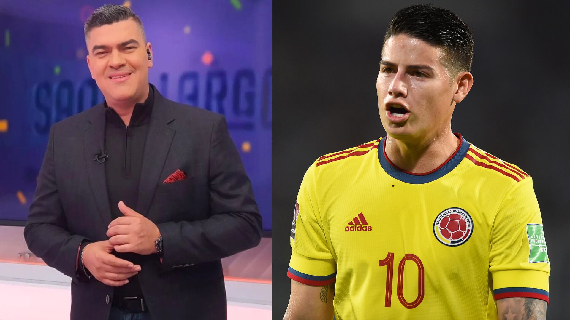 James Rodríguez y Eduardo Luis