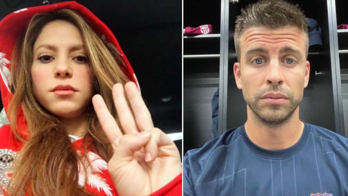 Piqué lucía avergonzado de Shakira.