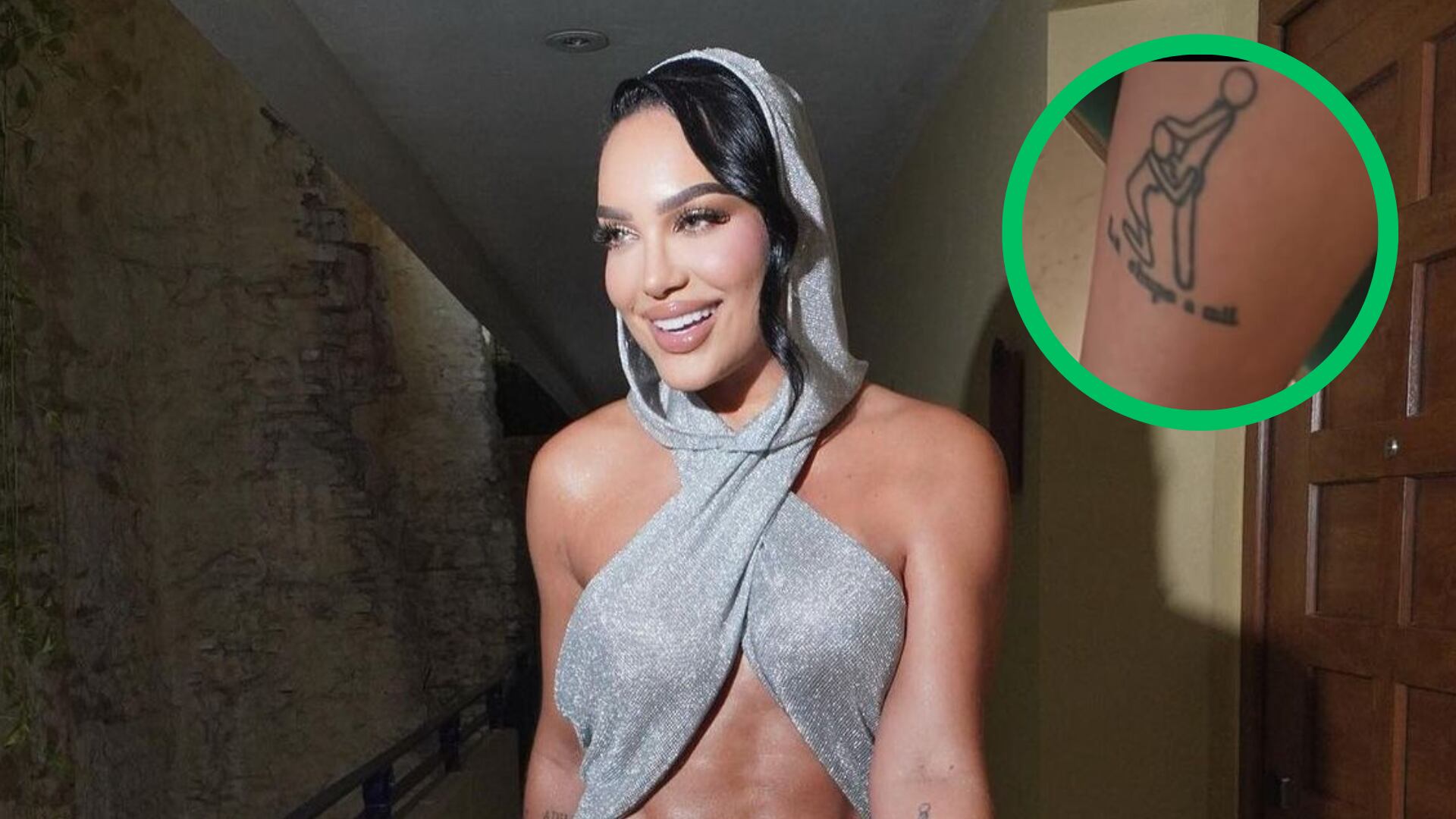 Andrea Valdiri explicó el origen de su vulgar y sugerente tatuaje