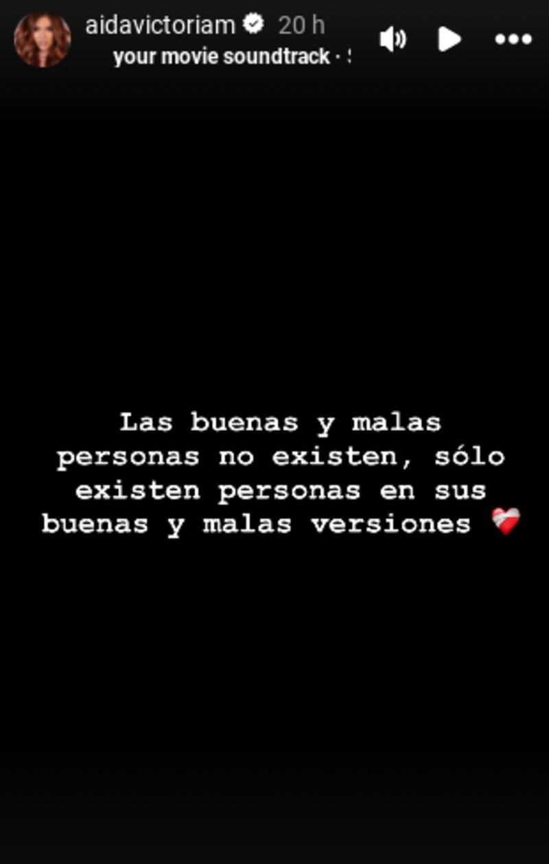 Aida Victoria Merlano desde las redes sociales