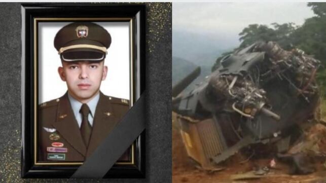 Foto asciende a 13 el número de policías muertos tras ataque armado a helicóptero en Amalfi, Antioquia.