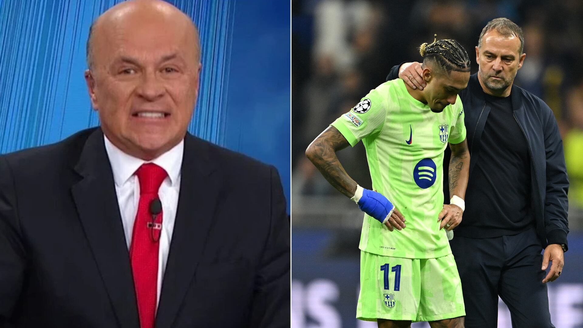 Carlos Antonio Vélez y Barcelona - Fotos: Redes sociales y Getty