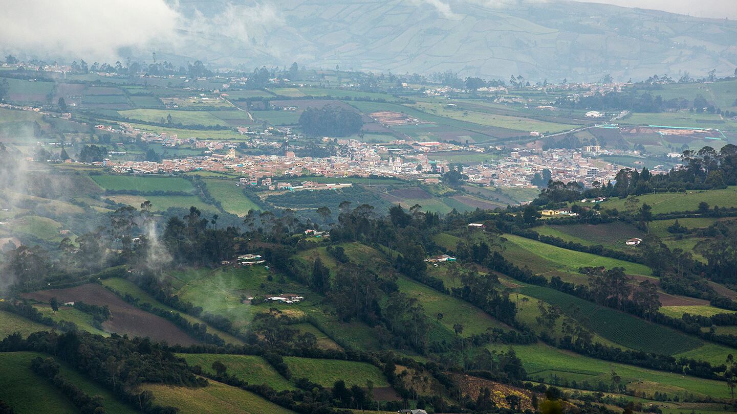 Panorámica de la sabana de Túquerres Nariño