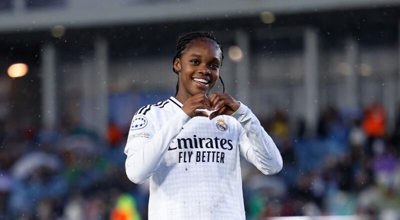 Linda Caicedo anotó gol clave para Real Madrid en la Champions League