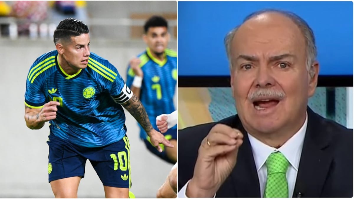 “James está lejoooos”, Iván Mejía señaló que el 10 no está en condiciones para jugar el Mundial