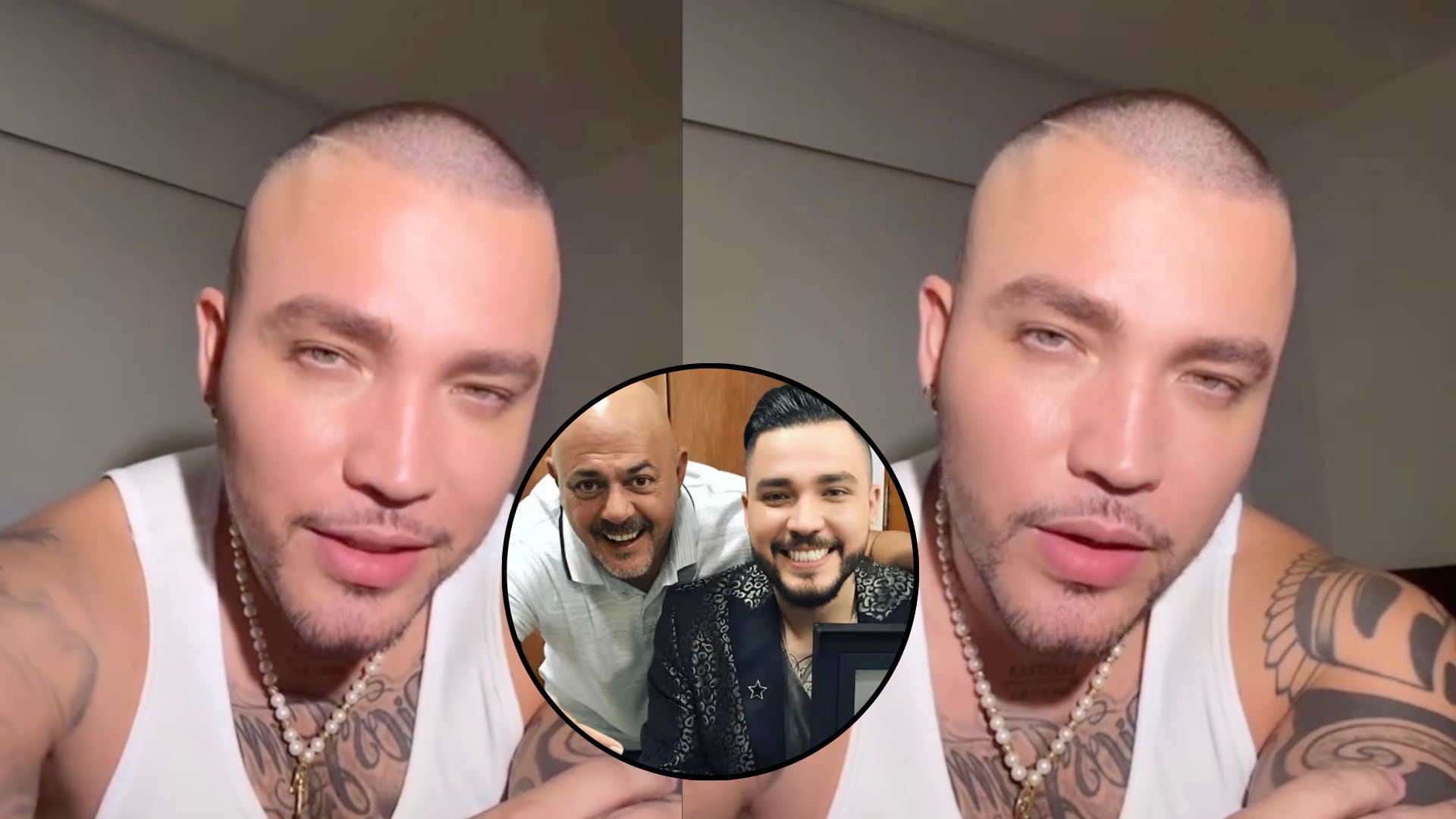 Jessi Uribe y su exmánager Rafa Mejía