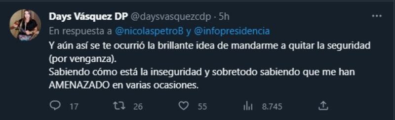 Trino de Days Vasquez.