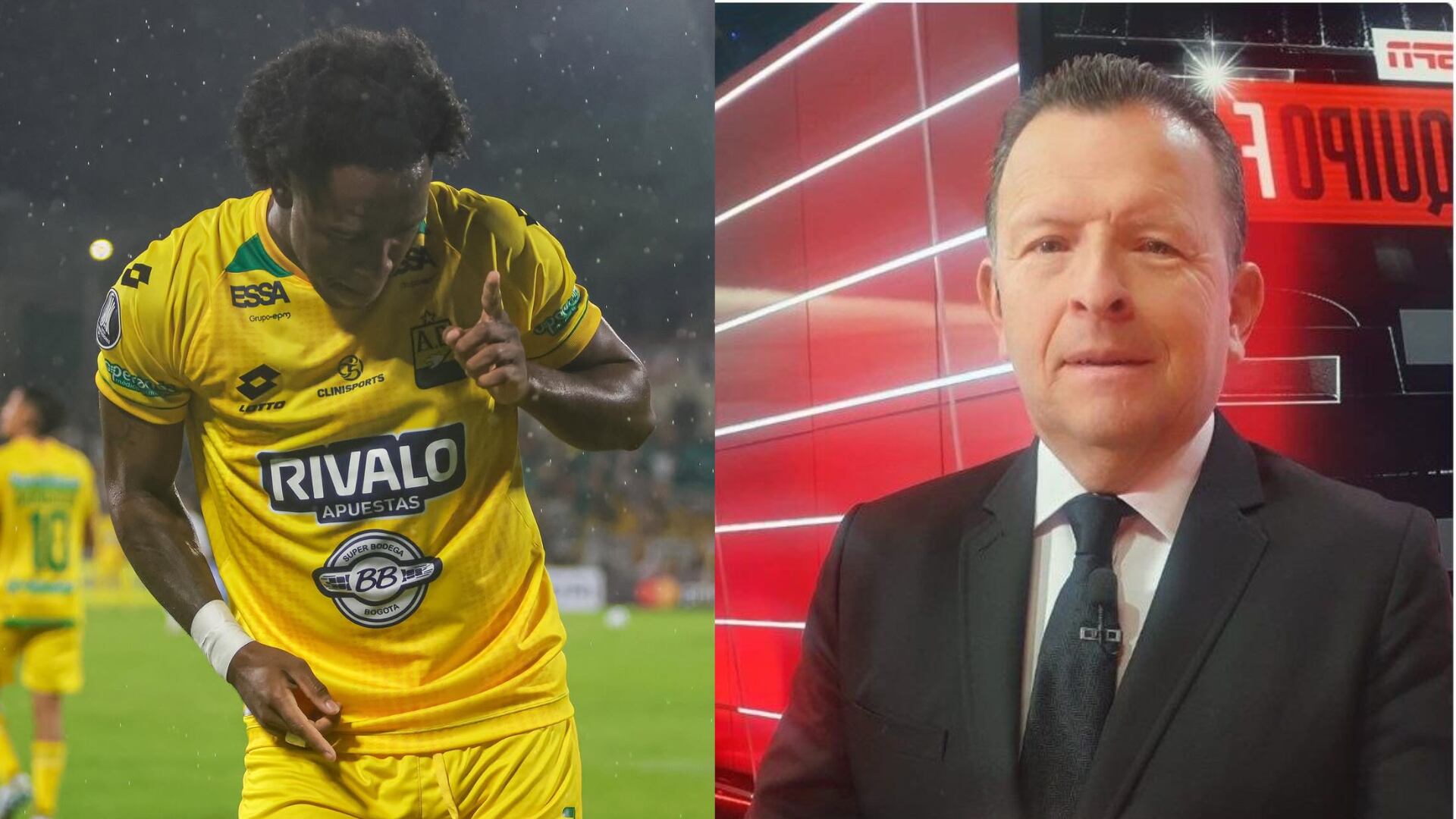 Adolfo Pérez no podía creer el fallo de Kevin Londoño y deseó que no le pese después al Bucaramanga