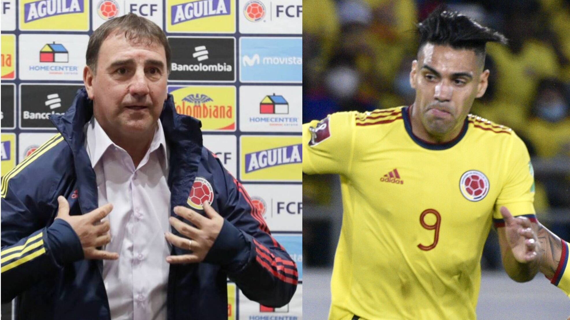 Radamel Falcao García y Néstor Lorenzo