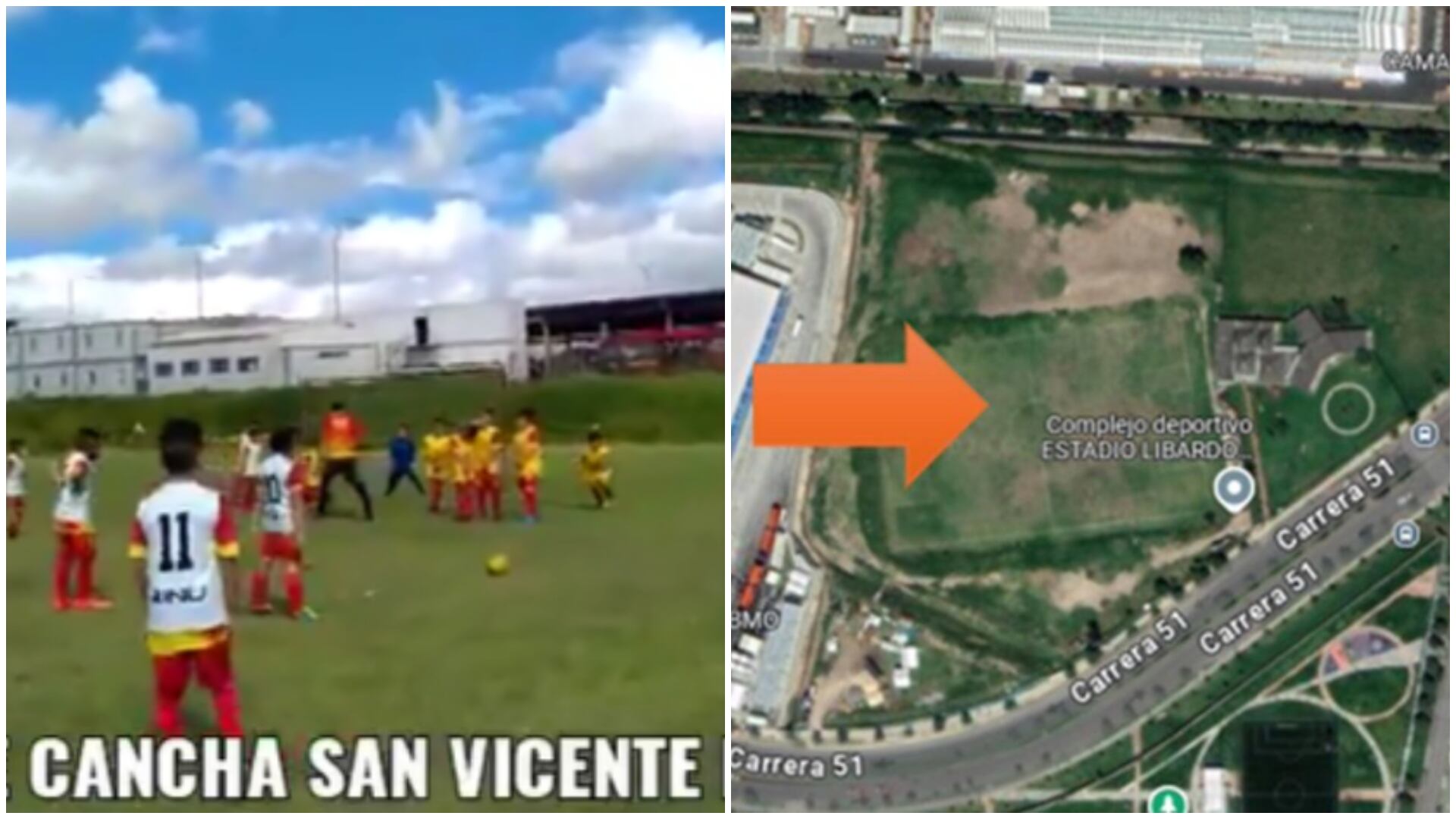 Amenaza de desalojo en la cancha “San Vicente”: comunidad de Tunjuelito denunció el caso (redes sociales)