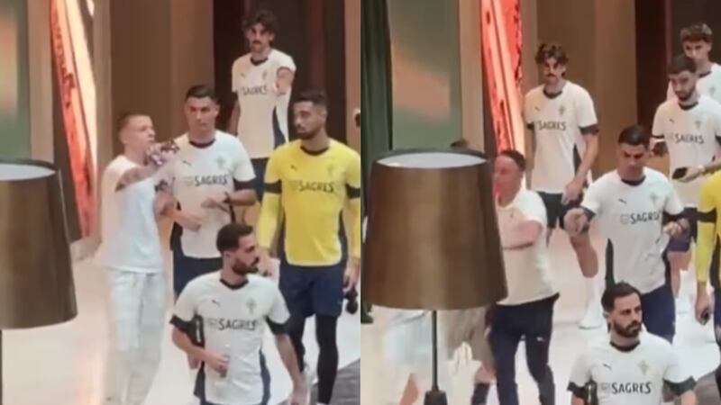 Cristiano Ronaldo empujó con rabia a un fan que le pidió una foto y quedó mal parado ante la opinión pública