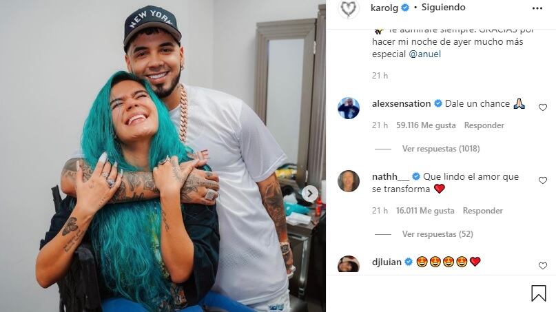 Karol G y Anuel