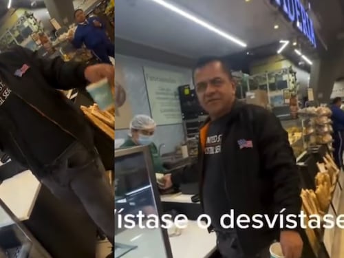 Indignación en Bogotá: mujer enfrentó a sujeto que la acosaba en un supermercado