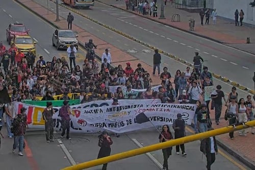 Manifestaciones en Bogotá genera afectación de vías y operación de TransMilenio: así está la movilidad