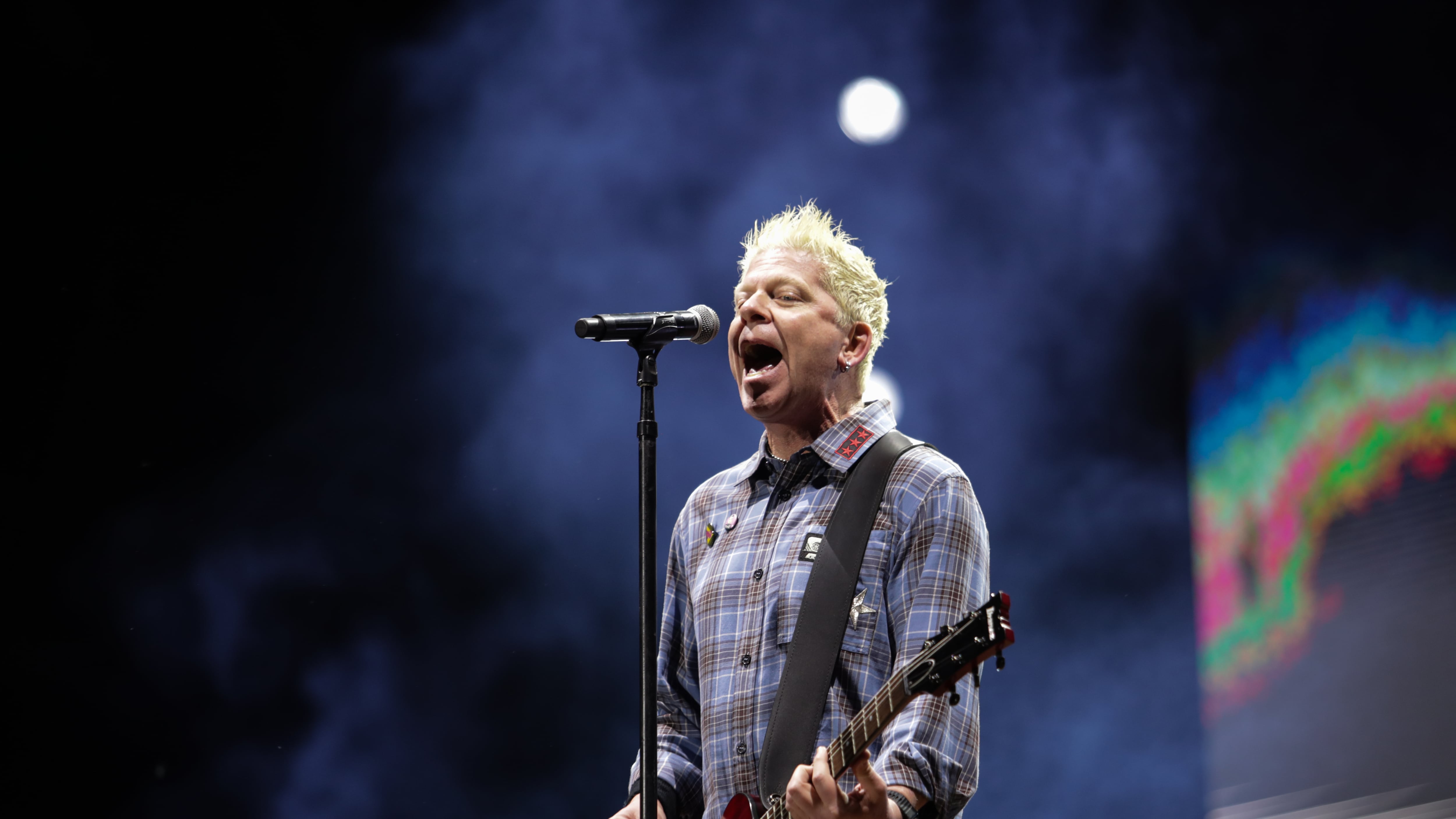 The Offspring, durante su presentación en el Festival Estéreo Picnic en el Parque Simón Bolívar de Bogotá