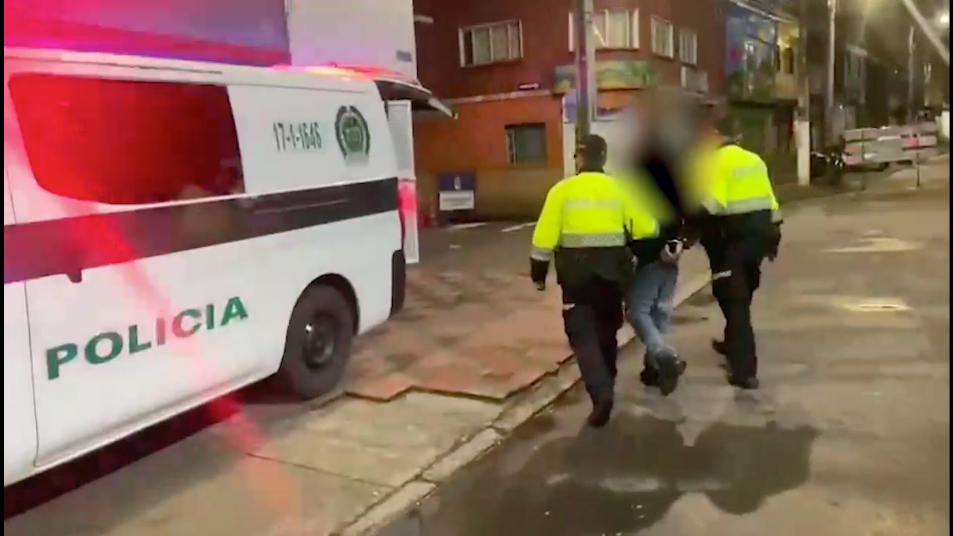 El carro fue recuperado por las autoridades en el sur de Bogotá.