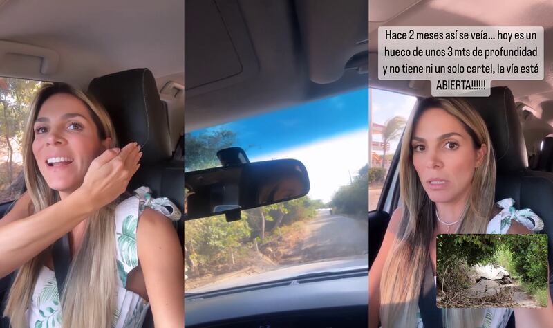 Mabel Cartagena tuvo un día lleno de sustos