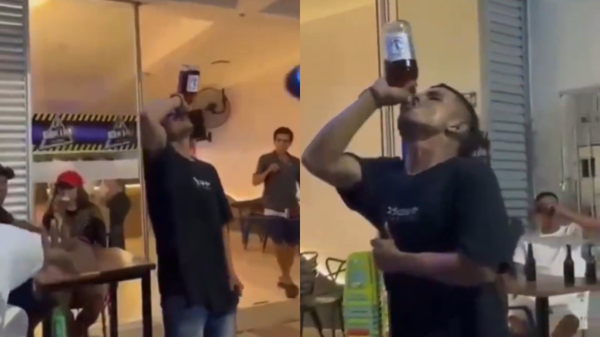 Hombre quedó en estado crítico por reto de beber botella completa de ron.