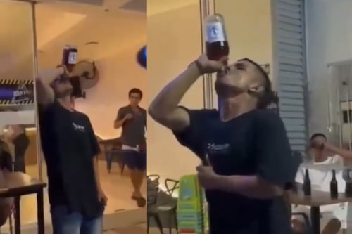 Por una apuesta: hombre quedó en estado crítico tras beberse una botella de ron en segundos