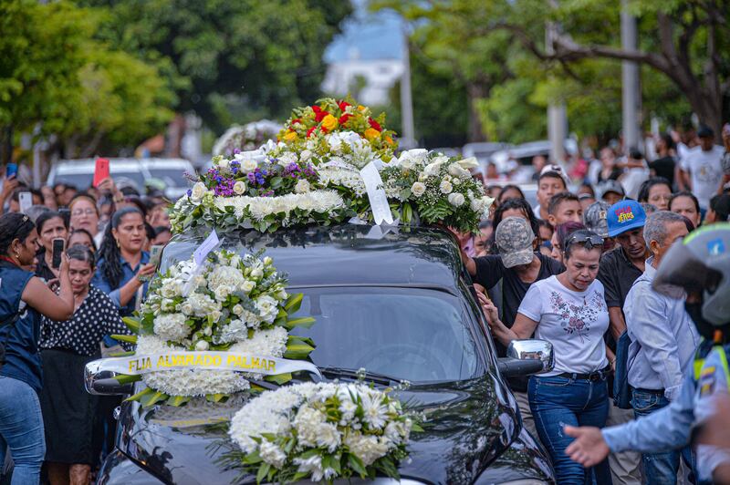 Sepelio de Omar Geles en Valledupar.