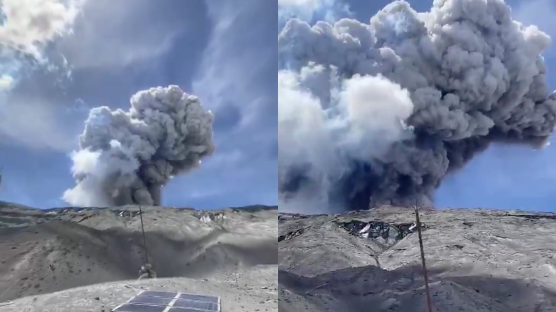 El Servicio Geológico Colombiano reportó que el volcán Nevado del Ruiz expulsó ceniza el pasado 13 de abril.