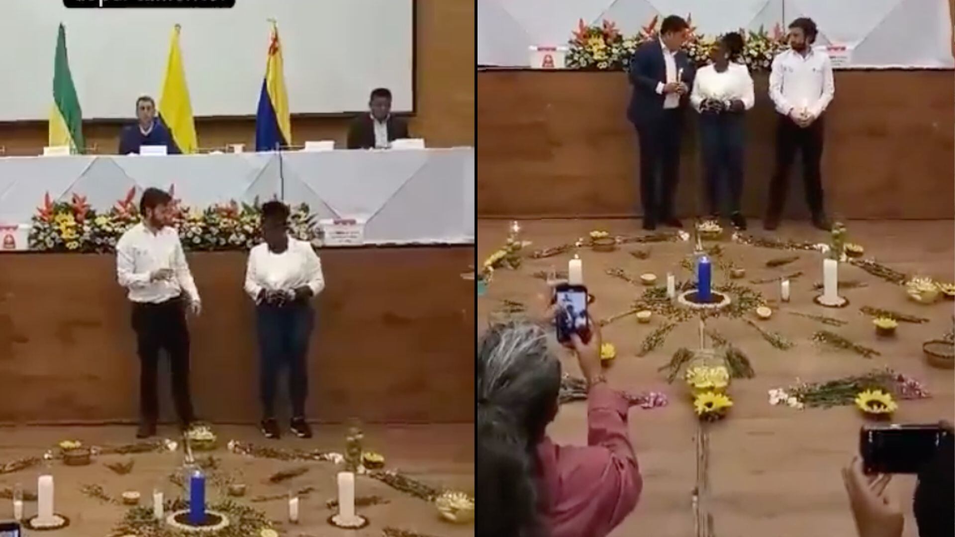 Francia Márquez participó en ceremonia en el Cauca.