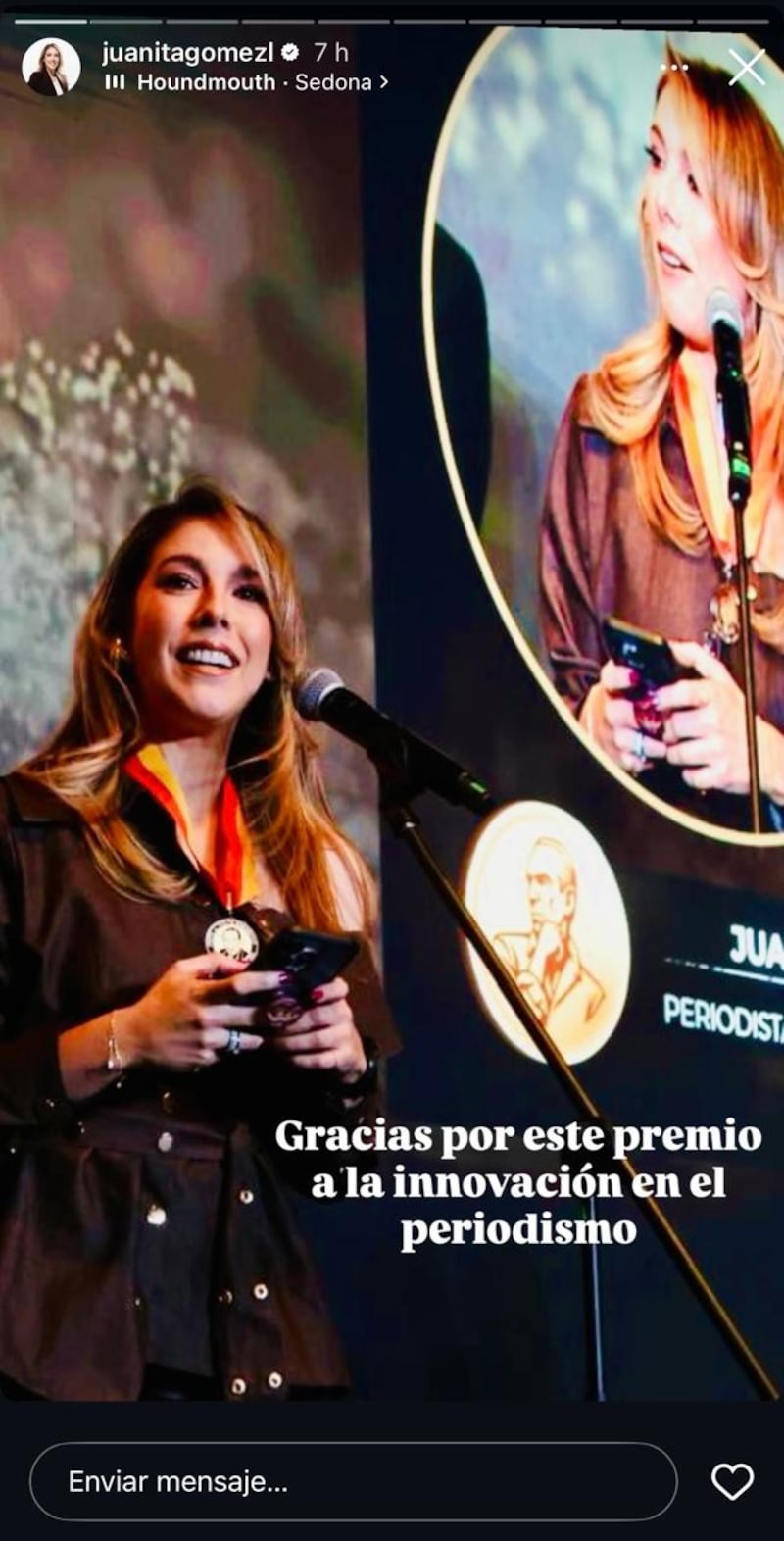 Juanita Gómez, experiodista de Noticias Caracol
