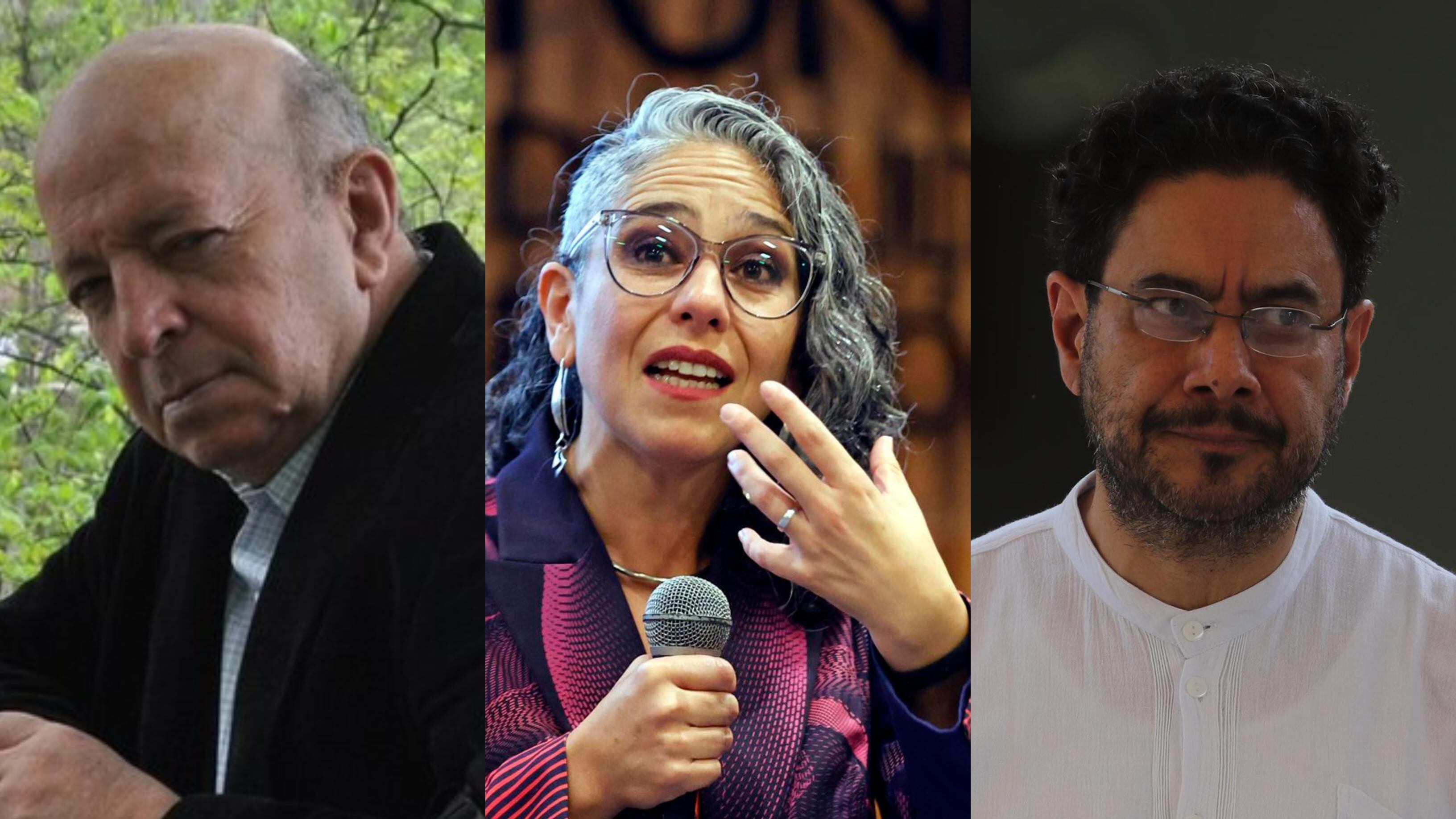 Otty Patiño, jefe en una mesa con Iván Cepeda y María José Pizarro