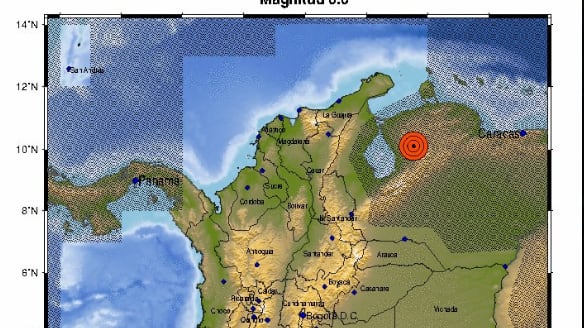 Temblor en Colombia