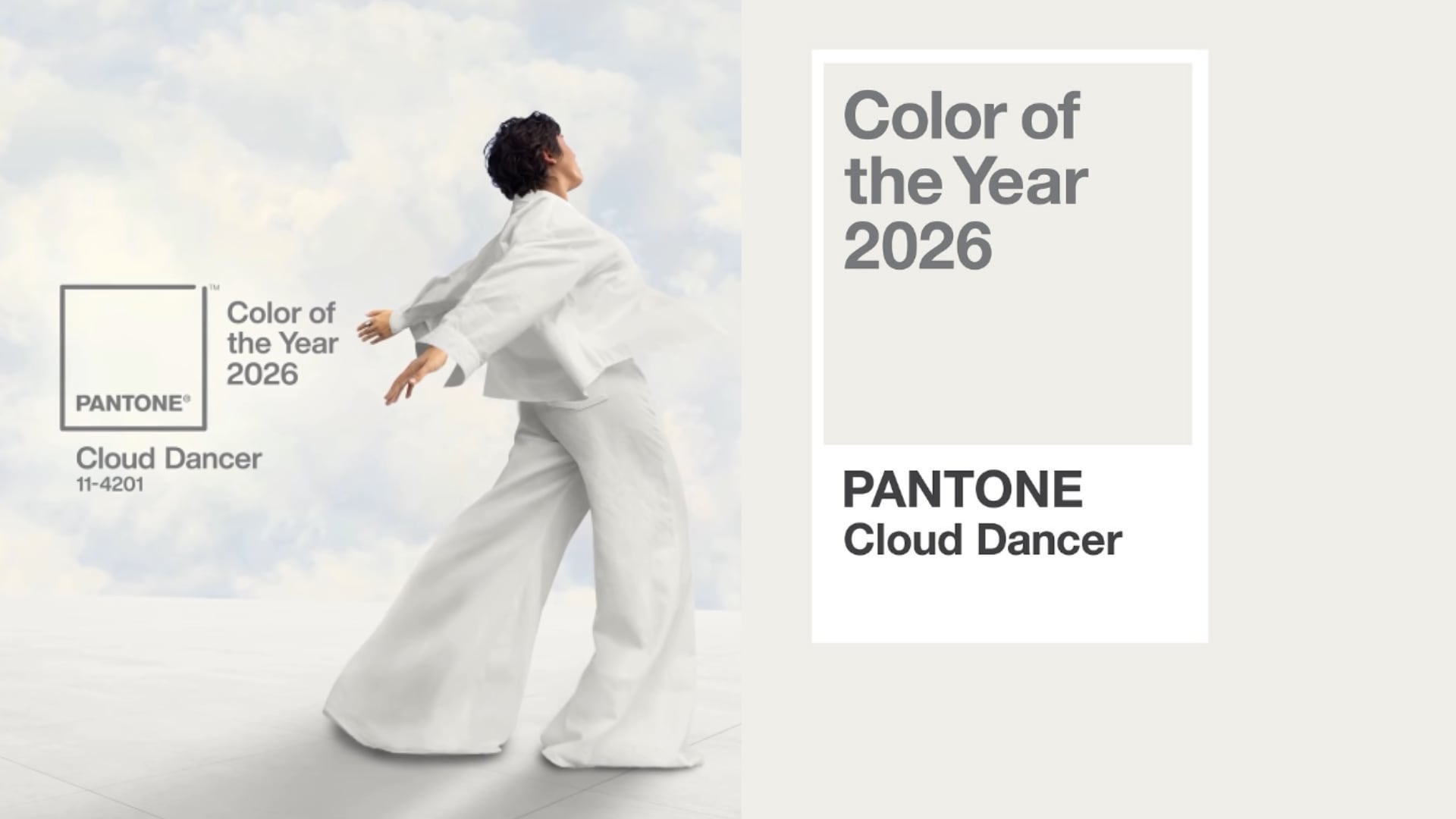 Cloude Dancer: Color del año 2026 Pantone