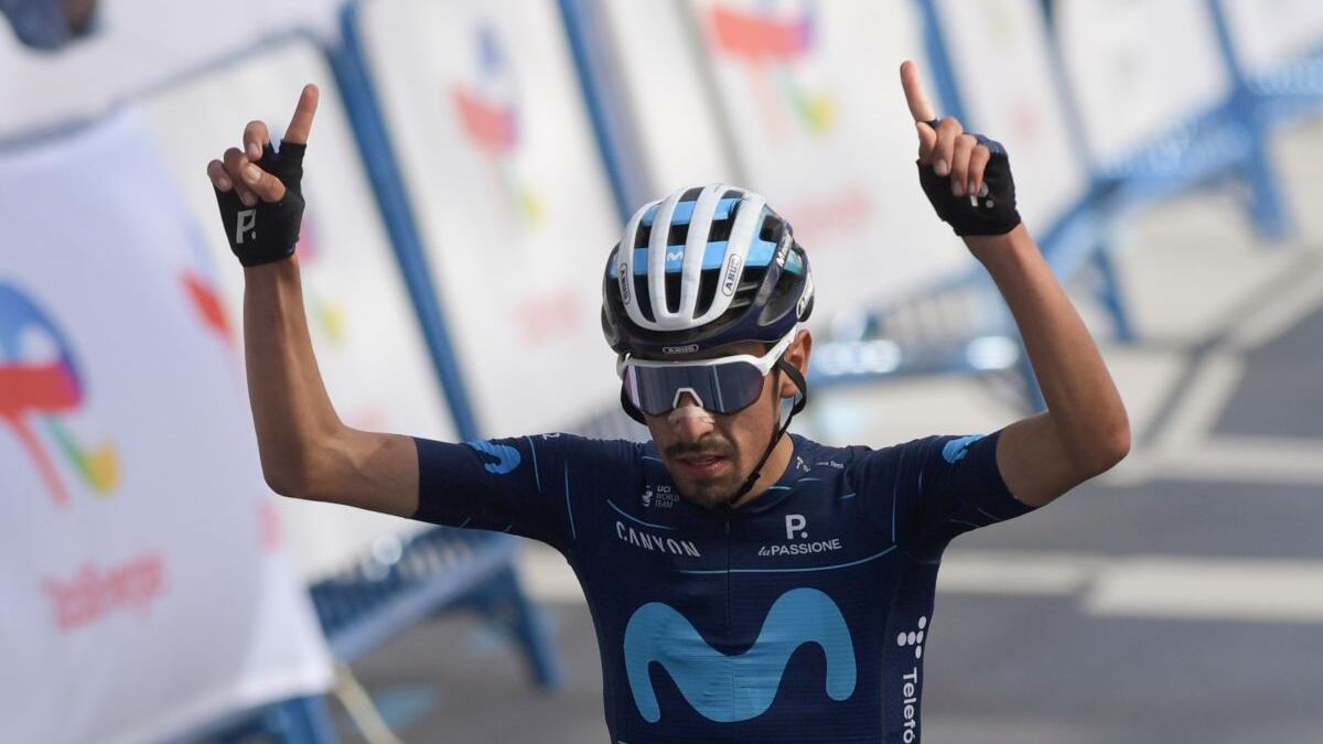 Iván Ramiro Sosa será uno de los líderes del Movistar en el Giro de Italia
