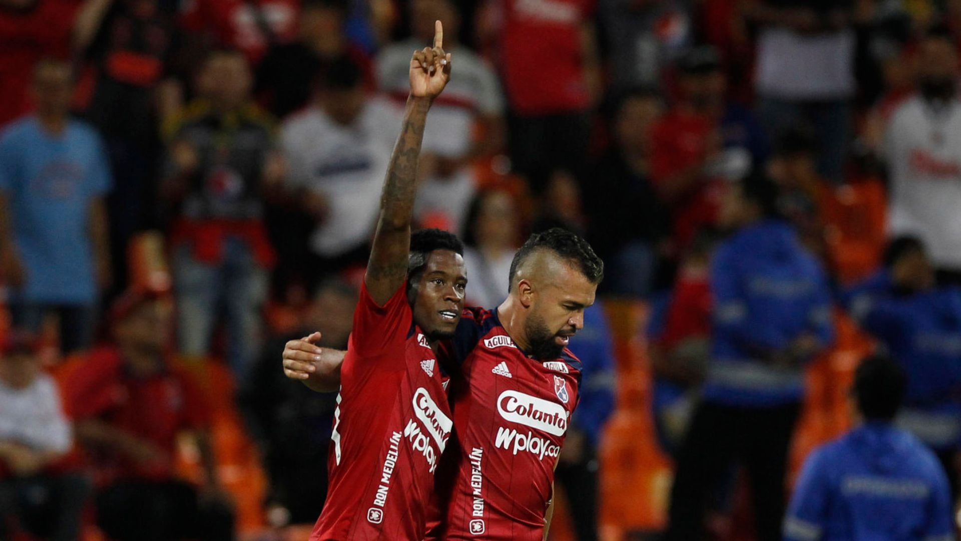 Jordy Monroy anotó uno de los goles del DIM ante El Nacional.