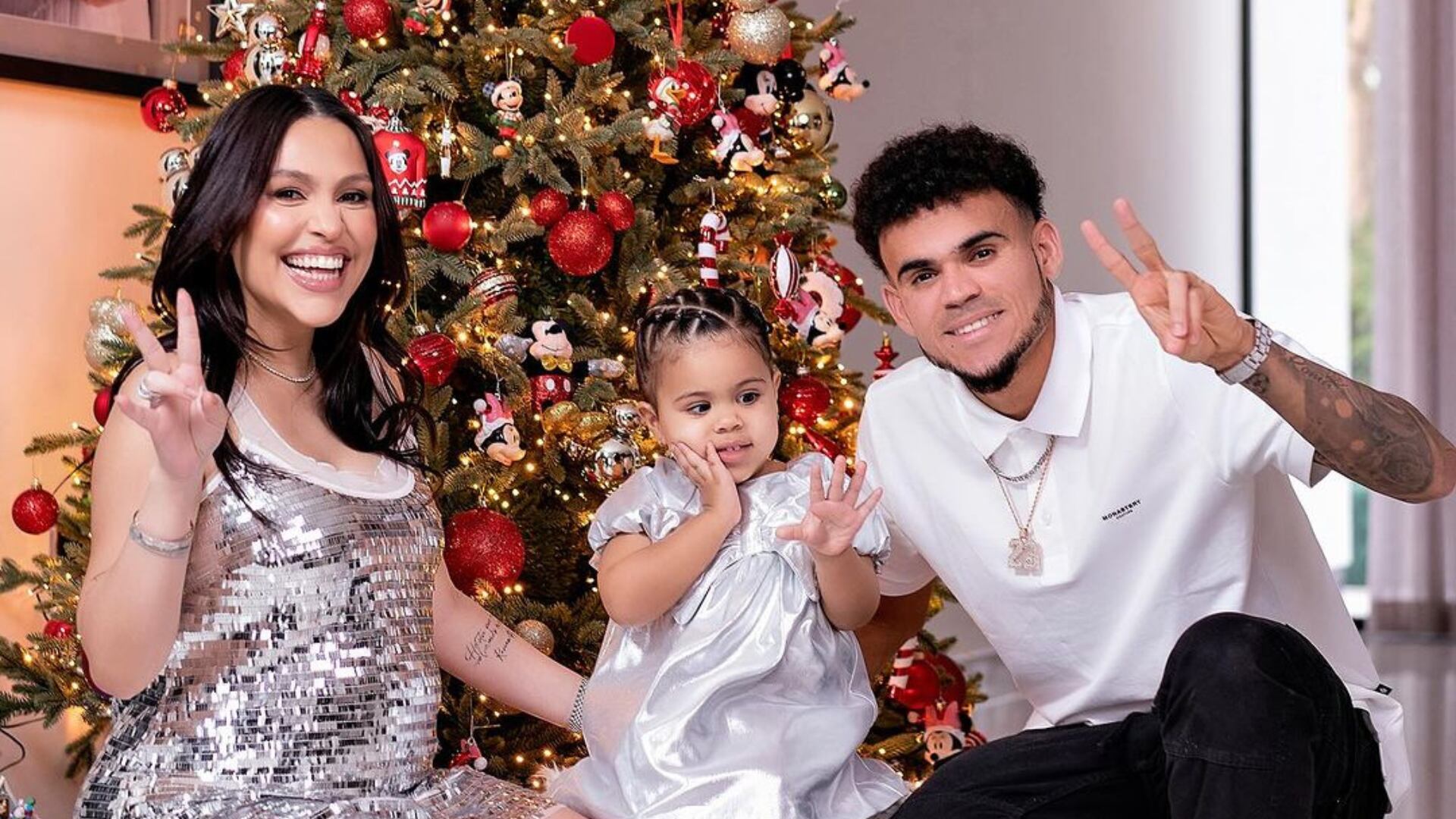 Luis Díaz recibió emotivo mensaje de navidad de su novia