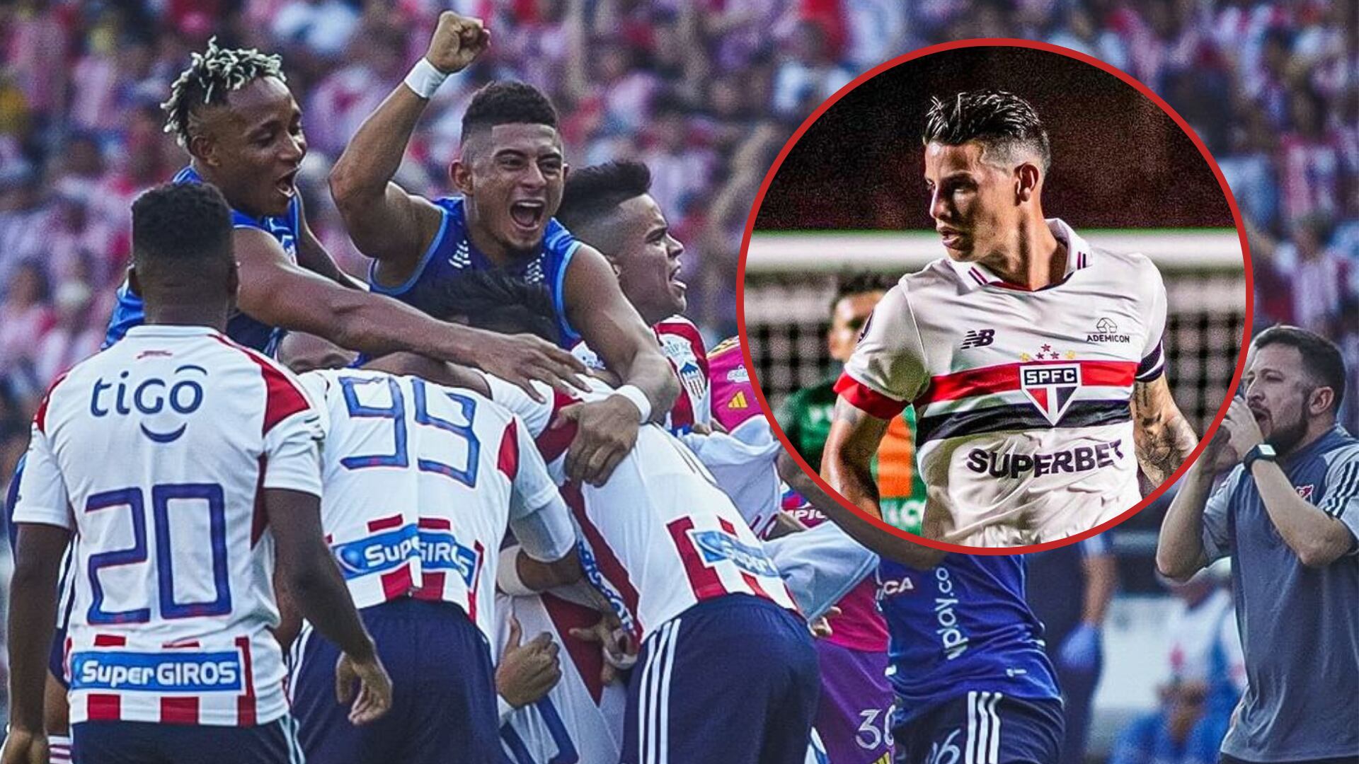 Figura del Junior se iría al Sao Paulo para jugar con James Rodríguez.