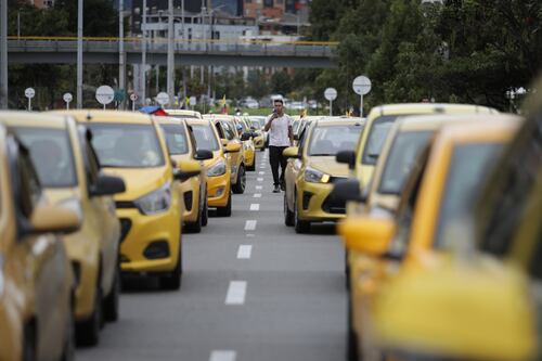 EN VIVO | Manifestaciones del gremio de taxistas: así está la movilidad en Bogotá