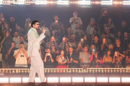 Bad Bunny en concierto en Colombia