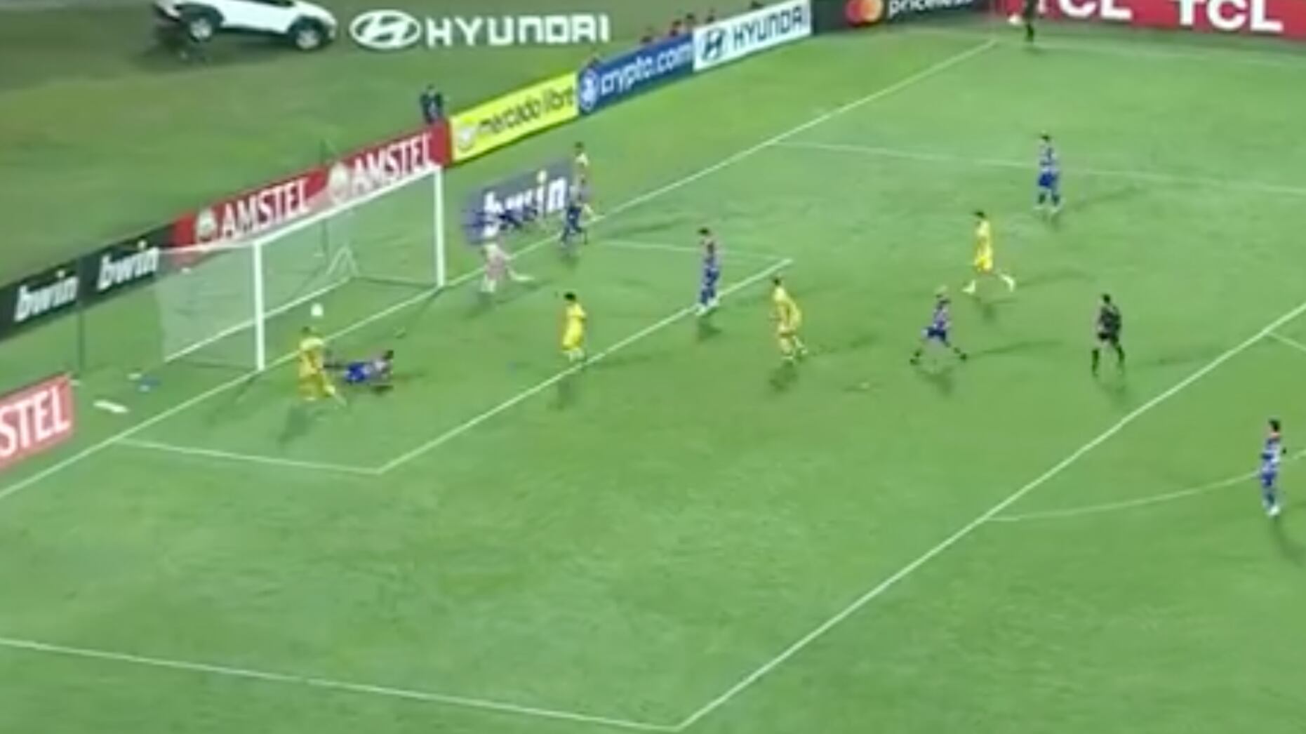 Fallo insólito del Bucaramanga en Libertadores - Foto: Capturas de pantalla de ESPN