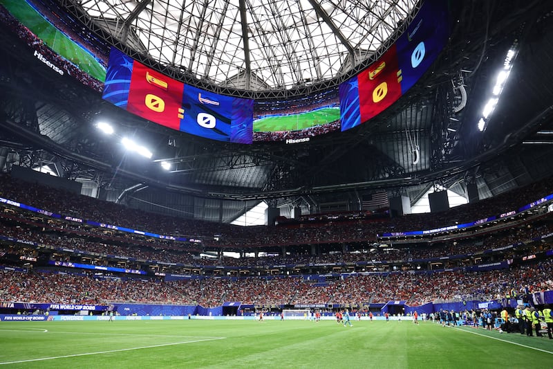 Vista general del Estadio Atlanta. EFE/EPA/RONALD WITTEK