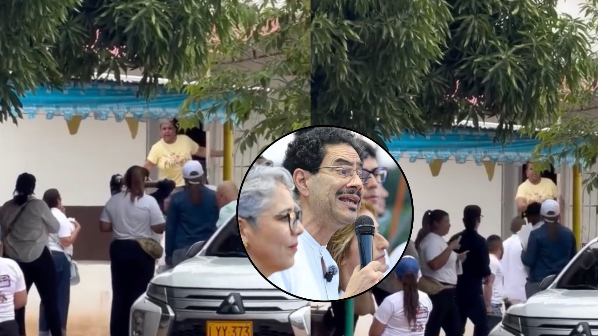 Patricia Acosta no dejó ingresar a la ventana marroncita a la avanzada de Iván Cepeda