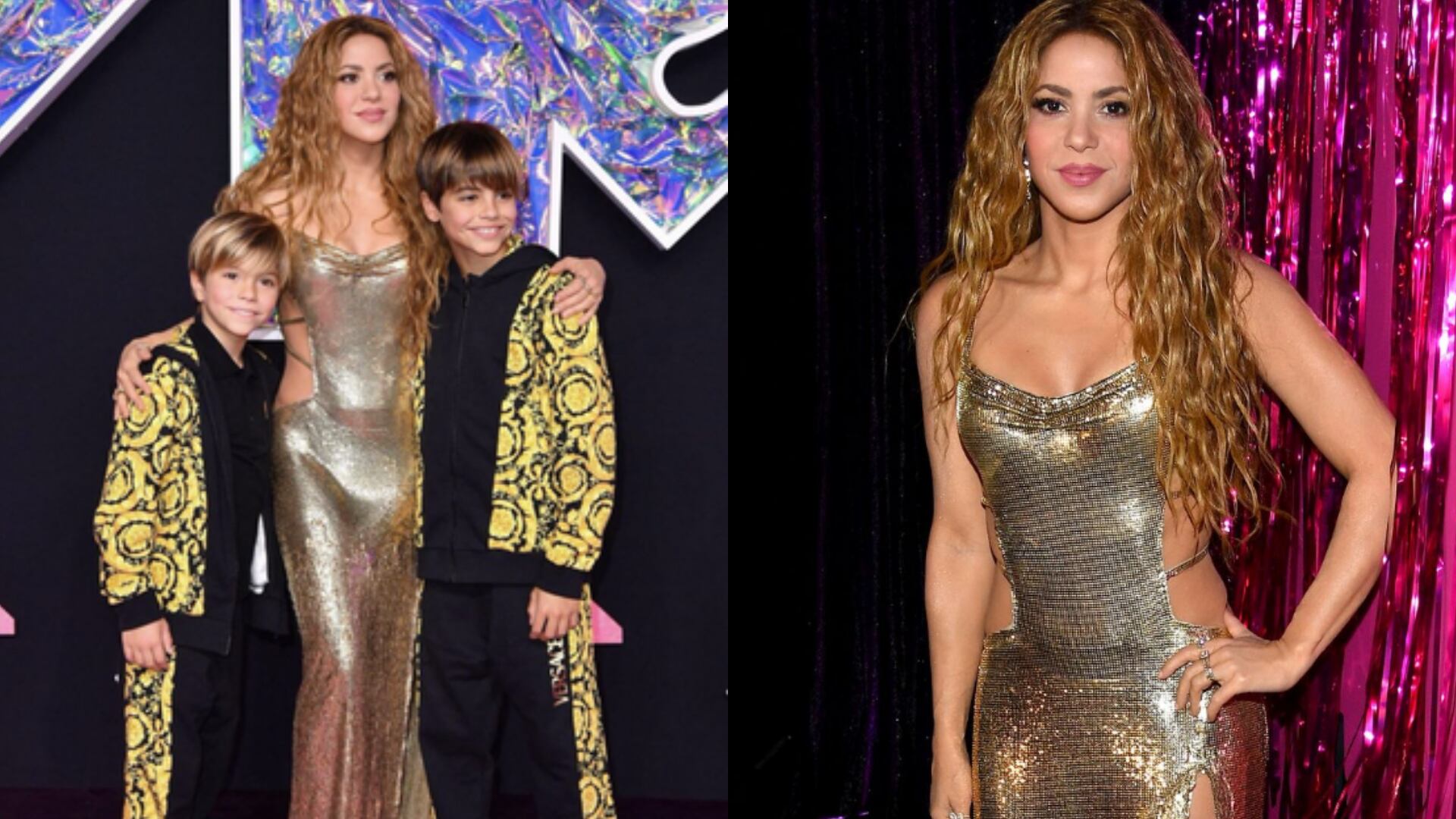 Shakira y sus hijos brillaron en los premios MTV