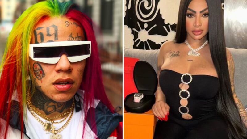 Tekashi 6ix9ine desató controversia luego de que se filtraran fotos íntimas junto a Yailin
