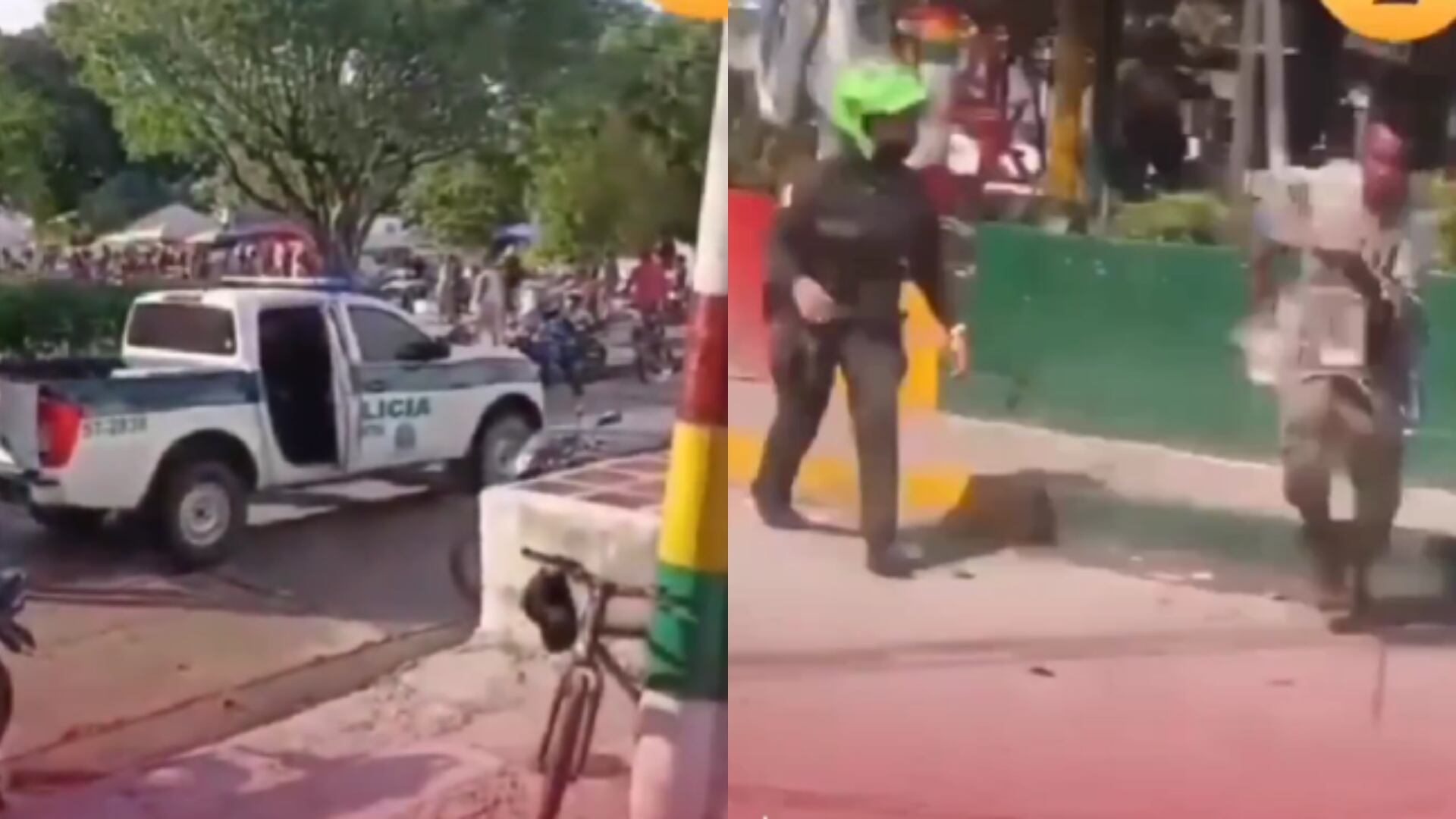 Operativo para rescatar aves enjauladas en Barranquilla (Captura de pantalla de @ctvbarranquilla)