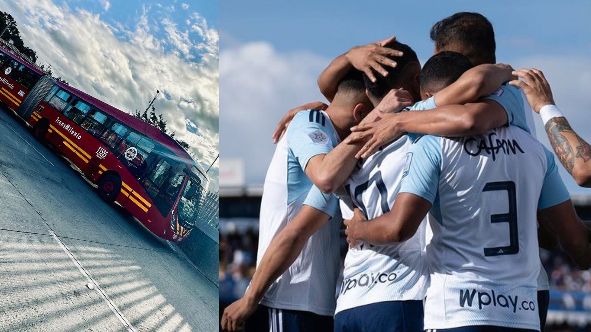 Jugador de Millonarios llegó al Campín en TransMilenio