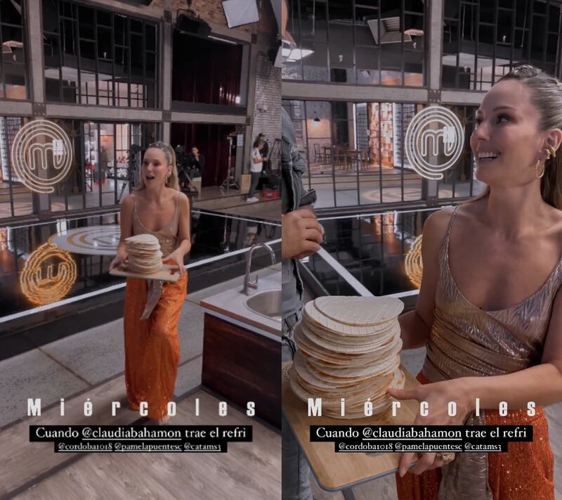 Claudia Bahamón dejó a un lado las cámaras para concentrarse en las necesidades del equipo de producción