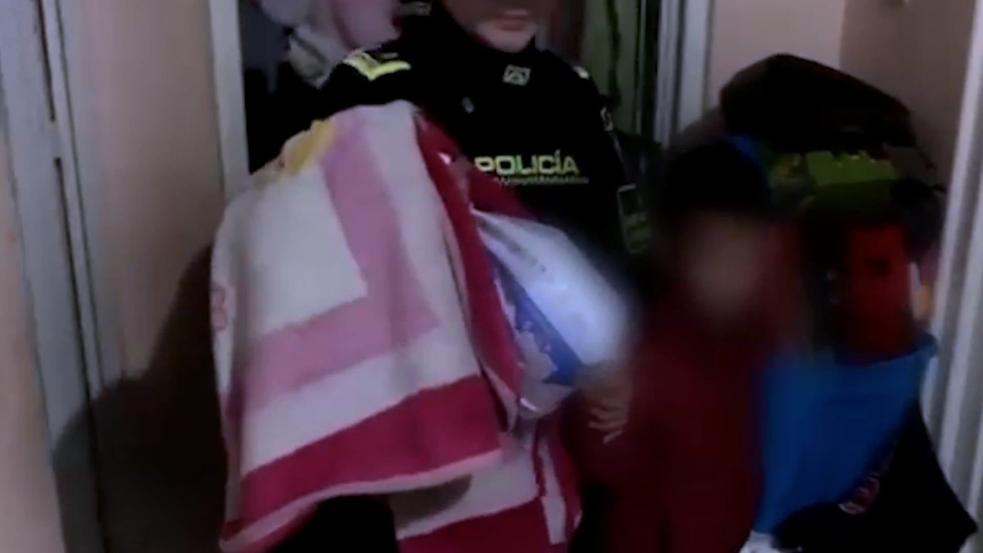 Menores rescatados de estado de abandono