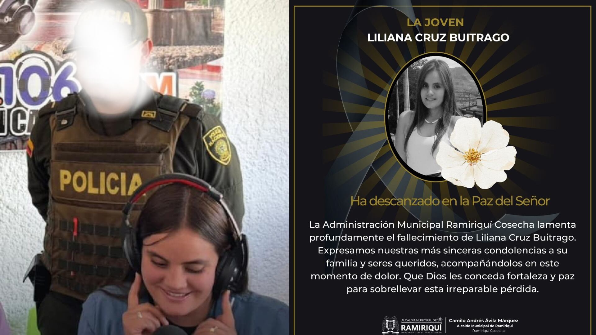 Policía habría matado a su mujer por accidente en Boyacá.